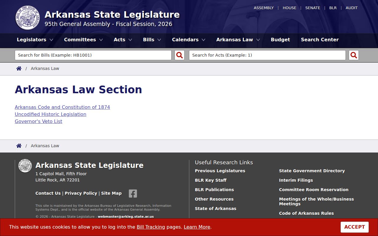 Logan County criminal court case law in Arkansas Code