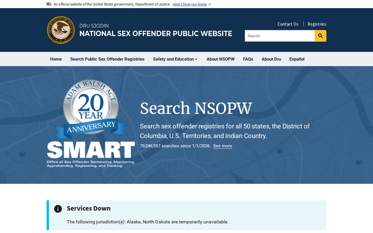 Logan County sex offender lookup through NSOPW